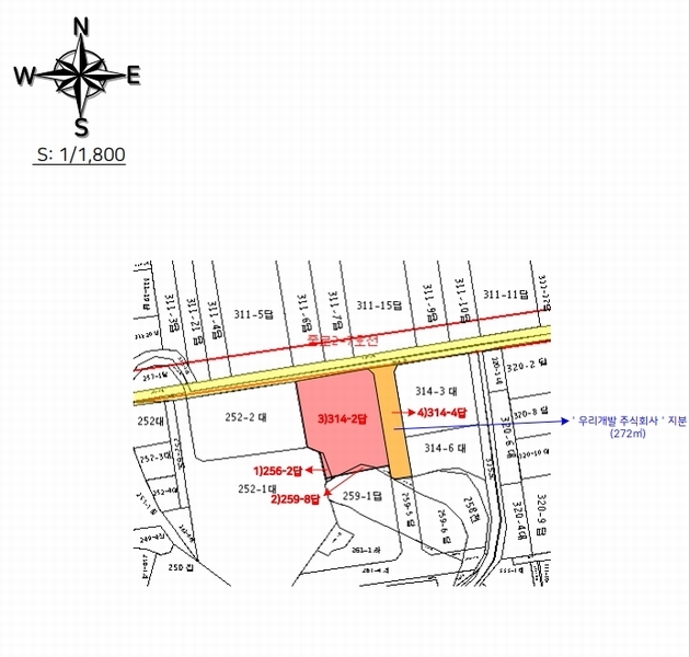 2024타경7624 경상남도 김해시 진례면 송정리 256-2 농지 경매 이미지