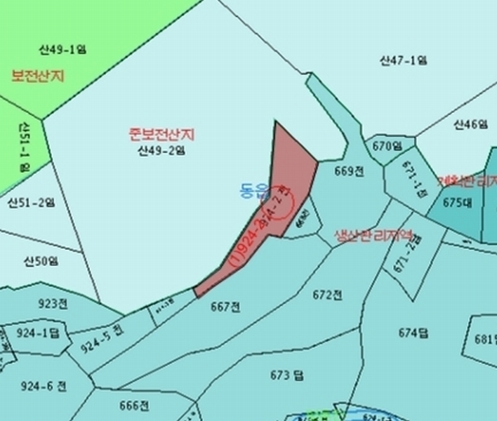 2024타경104433 경상남도 창원시 의창구 동읍 봉곡리 924-2 농지 경매 이미지