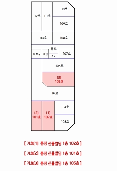 2024타경115358 경상남도 창원시 진해구 웅천중로 6-11, 신율빌딩 1층 105호 근린상가 경매 이미지