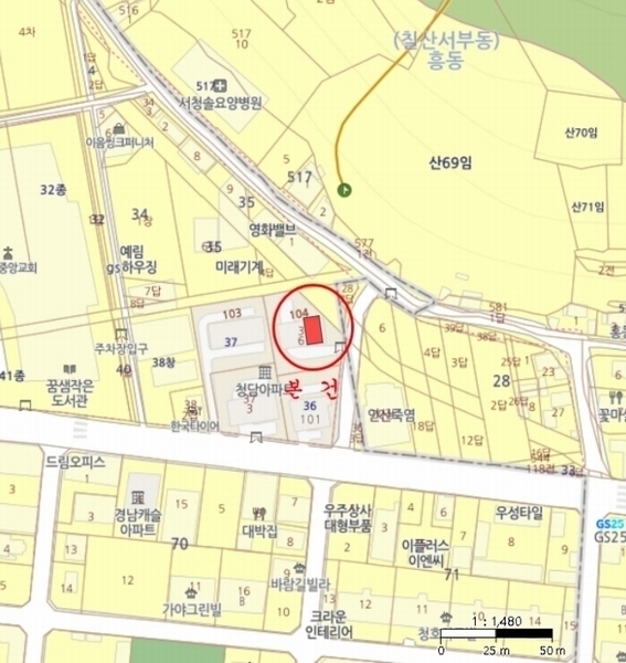 2024타경106132 경상남도 김해시 흥동로 25, 청담아파트 5층 501호 아파트 경매 이미지