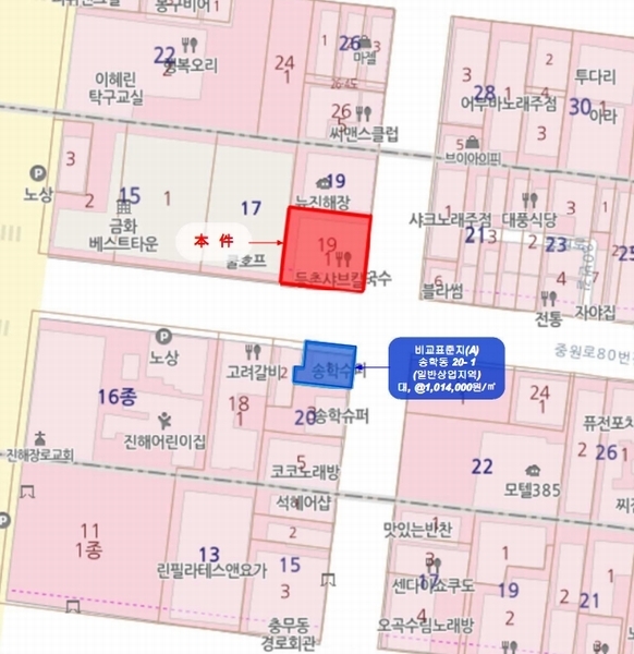 2024타경111813 경상남도 창원시 진해구 송학동 19-1 근린시설 경매 이미지