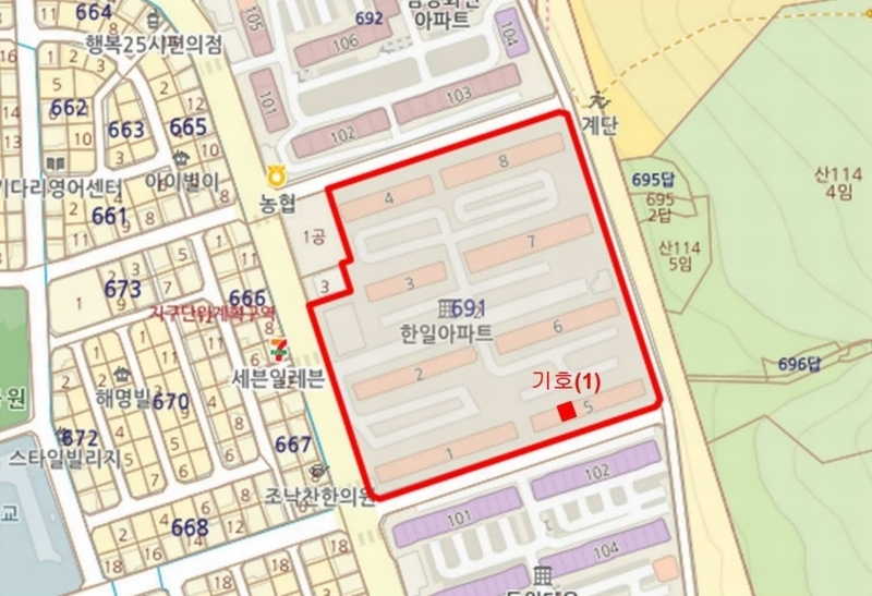 2025타경11249 경상남도 김해시 삼안로 244경상남도 김해시 삼○○○○, 한일아파트 5동 2층 206호한일아파○○ 아파트[공급27평형] 경매 이미지