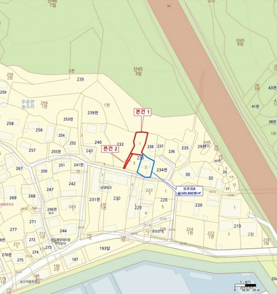 2024타경8016 경상남도 김해시 주촌면 농소리 233-1 대지 경매 이미지