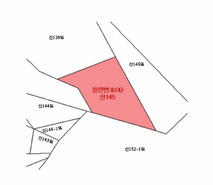 2024타경111288 경상남도 김해시 진영읍 우동리 산145 임야 경매 이미지