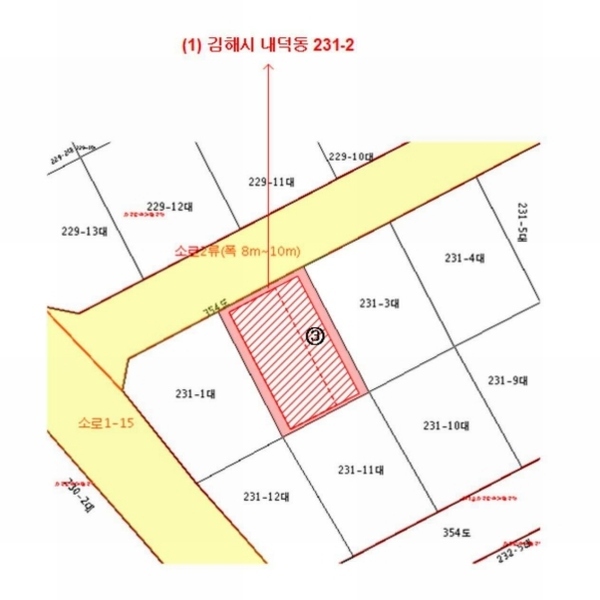 2025타경11081 경상남도 김해시 내덕동 231-2 근린주택 경매 이미지