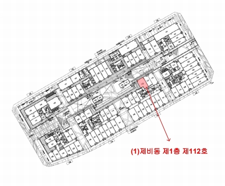 2025타경11154 경상남도 창원시 의창구 용동로 45, 현대썬앤빌더스퀘어 비동 1층 112호 근린상가 경매 이미지