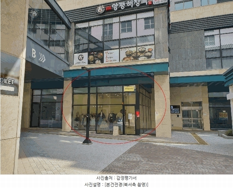 2025타경11154 경상남도 창원시 의창구 용동로 45, 현대썬앤빌더스퀘어 비동 1층 112호 근린상가 경매 이미지