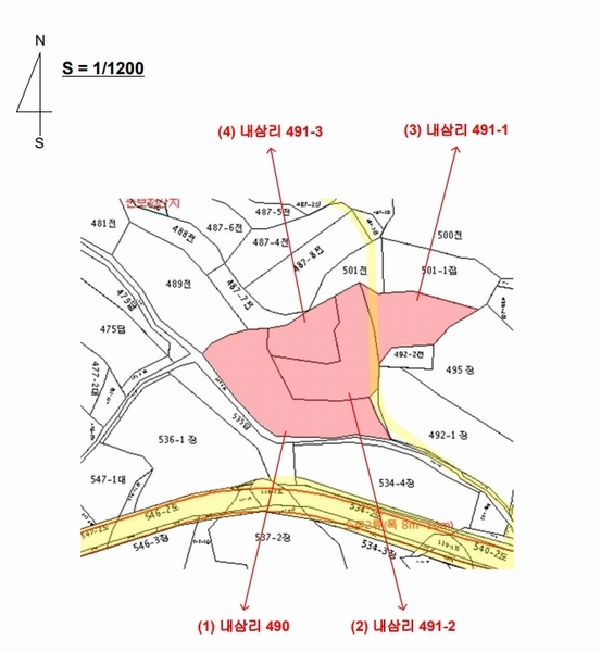 2024타경4823 경상남도 김해시 주촌면 내삼리 490 농지 경매 이미지