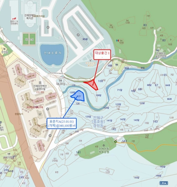 2024타경7785 경상남도 창원시 진해구 장천동 108-6 근린시설 경매 이미지
