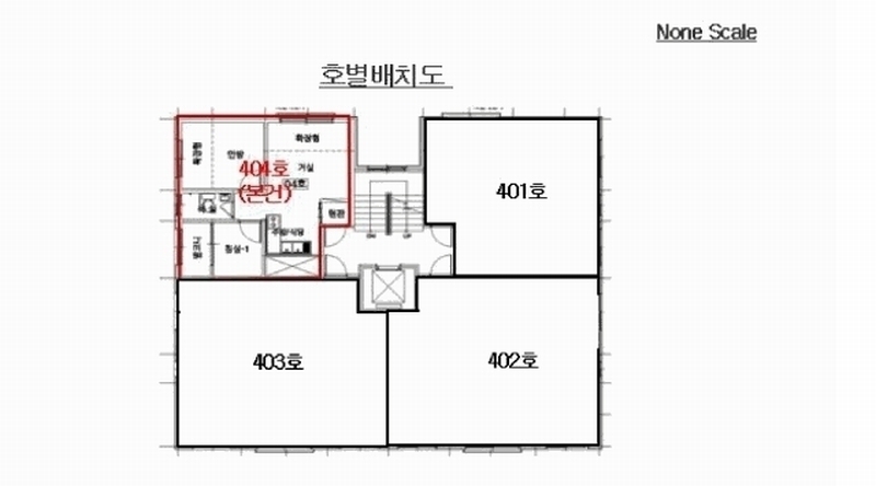2025타경9500 서울특별시 강서구 등촌로3나길 10, 블루힐 4층 404호 다세대(빌라)[공급10평형] 경매 이미지
