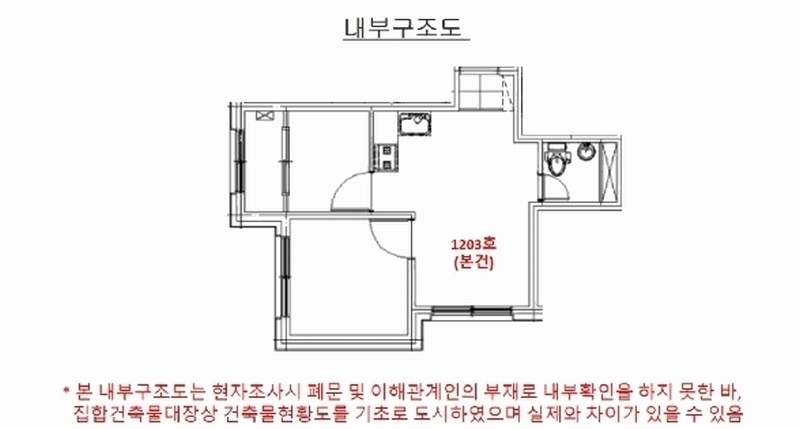 2025타경9525 서울특별시 금천구 두산로5길 26(독산동), 미림에이클래스 101동 12층 1203호 오피스텔 경매 이미지