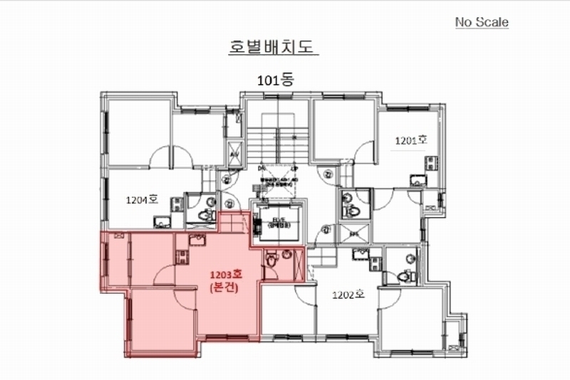 2025타경9525 서울특별시 금천구 두산로5길 26(독산동), 미림에이클래스 101동 12층 1203호 오피스텔 경매 이미지