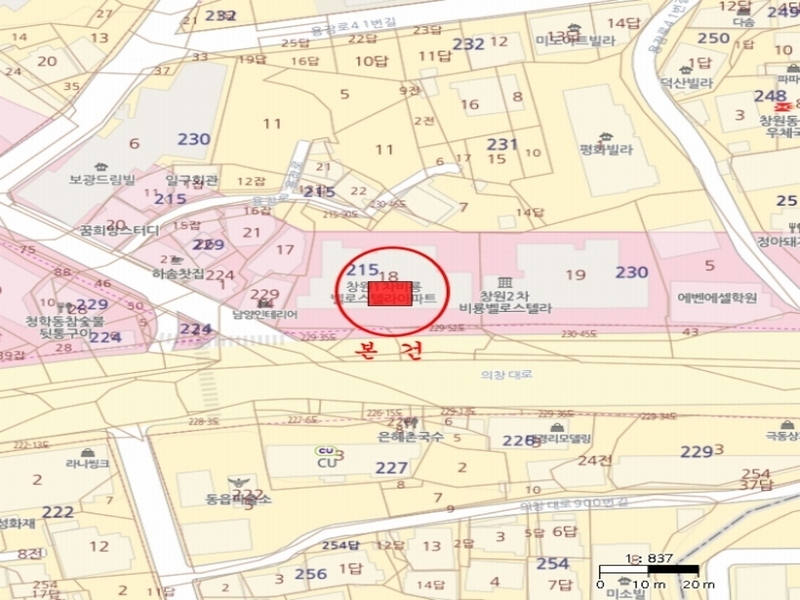 2024타경113291 경상남도 창원시 의창구 동읍 의창대로 905, 창원1차비룡벨로스텔라 101동 9층 902호 아파트[공급20평형] 경매 이미지