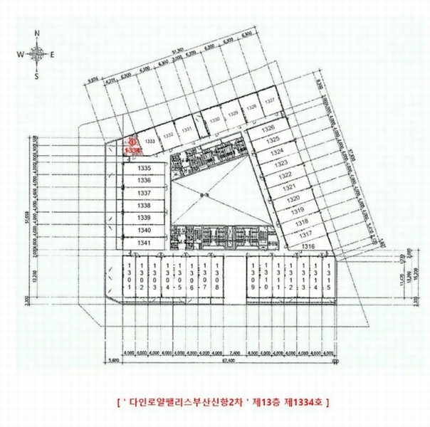 2024타경116474 경상남도 창원시 진해구 신항2로 114, 다인로얄팰리스부산신항2차 13층 1334호 오피스텔[계약17평형] 경매 이미지