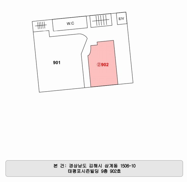 2025타경12178 경상남도 김해시 가야로 202, 태평포시즌빌딩 9층 902호 근린상가 경매 이미지
