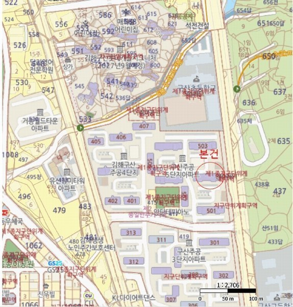2025타경12240 경상남도 김해시 가락로294번길 17-1, 김해구산5주공아파트 502동 1층 104호 아파트 경매 이미지