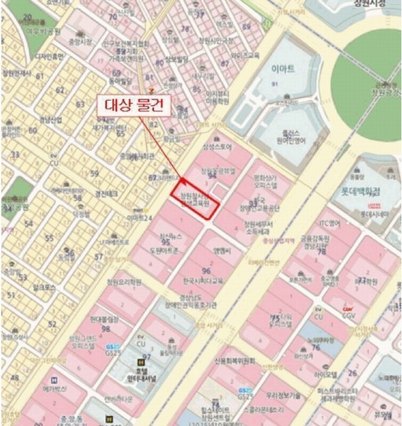 2025타경12366 경상남도 창원시 성산구 용지로 102, 개나리상가 5층 1호 숙박(콘도등) 경매 이미지