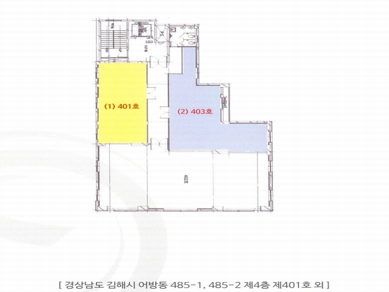 2024타경7105 경상남도 김해시 활천로 233, 더블리안1 4층 403호 근린상가 경매 이미지