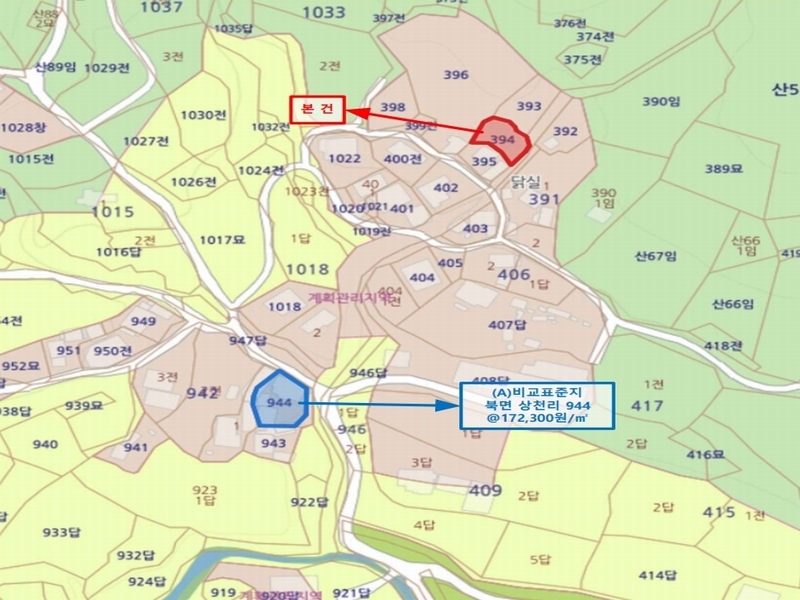 2024타경116023 경상남도 창원시 의창구 북면 상천리 394 대지 경매 이미지