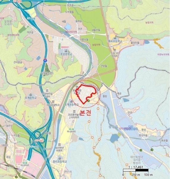 2024타경103478 경상남도 창원시 마산회원구 내서읍 호원로 361-2, 코오롱타운 상가1동 지하층 106호 근린상가 경매 이미지