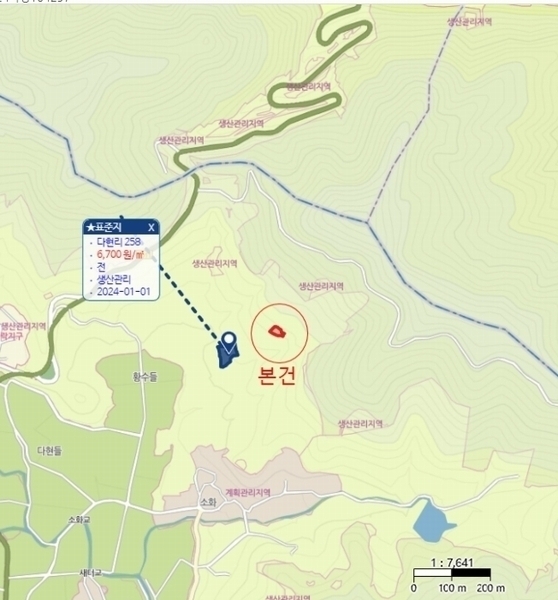 2024타경104297 경상남도 의령군 궁류면 다현리 249-1 농지 경매 이미지