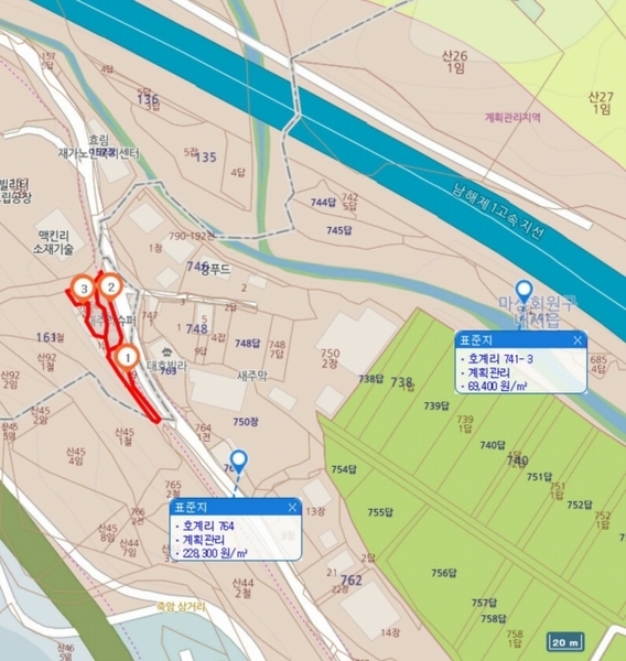 2024타경104549 경상남도 창원시 마산회원구 내서읍 용담리 158 대지 경매 이미지