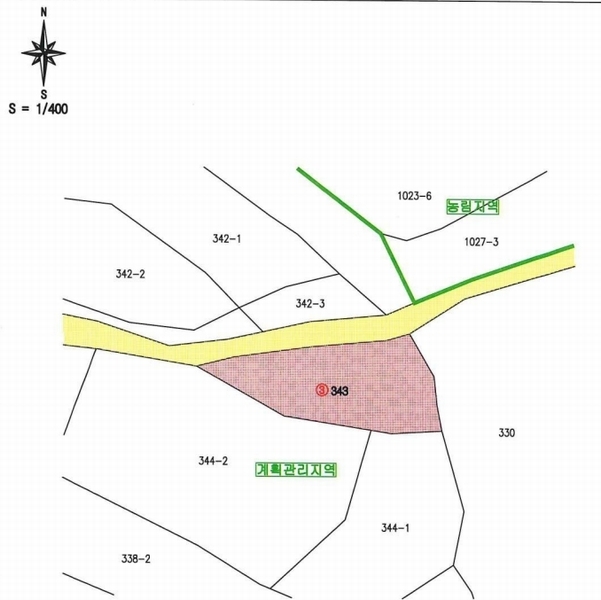 2025타경20362 경상남도 함안군 대산면 평림리 343 농지 경매 이미지