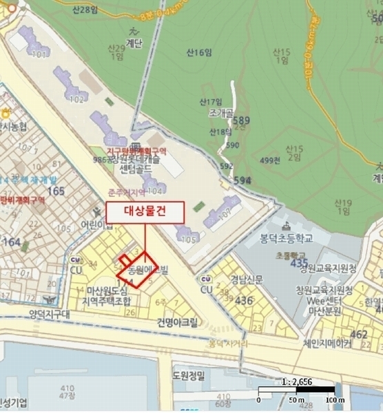 2025타경20769 경상남도 창원시 마산회원구 양덕동 174-48 오피스텔[계약36평형] 경매 이미지
