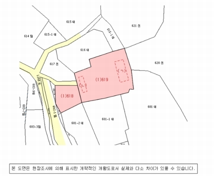 2023타경104238 경상남도 함안군 산인면 모곡리 619 대지 경매 이미지