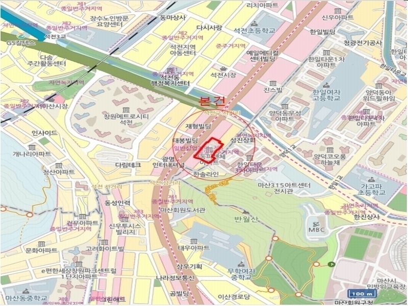 2024타경241 경상남도 창원시 마산회원구 석전동 260-14 근린상가 경매 이미지