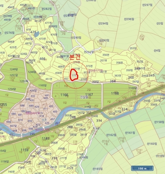 2024타경296 경상남도 함안군 칠북면 검단리 378 근린시설 경매 이미지