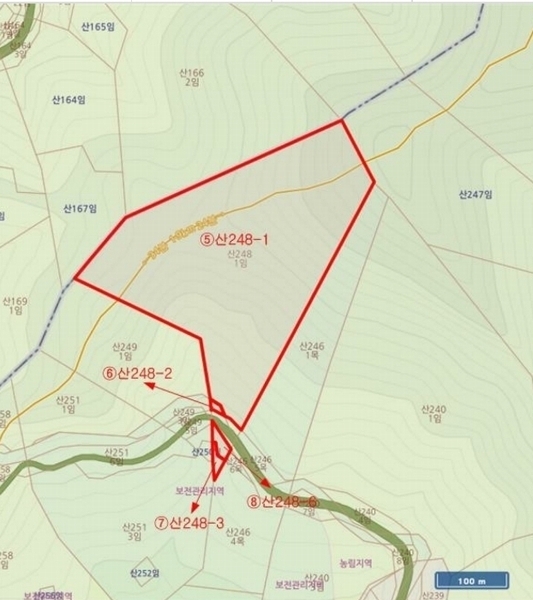2024타경102024 경상남도 창원시 마산합포구 진전면 여양리 산248-1 임야 경매 이미지