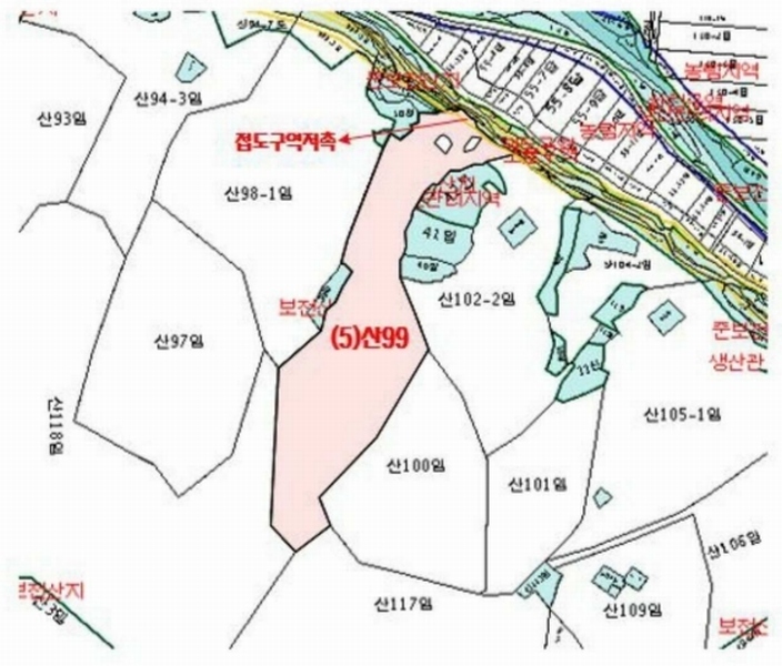 2024타경104105 경상남도 창원시 마산합포구 진북면 영학리 산99 임야 경매 이미지