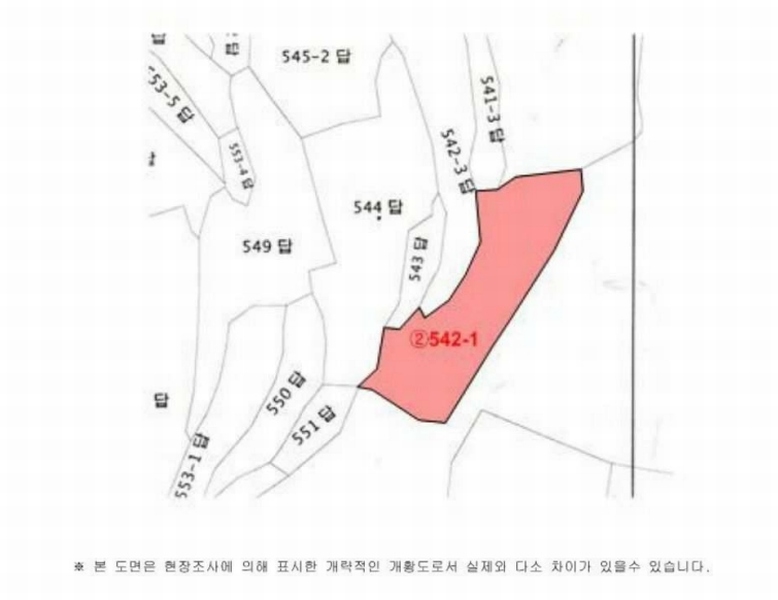 2024타경105269 경상남도 창원시 마산합포구 진전면 시락리 542-1 농지 경매 이미지