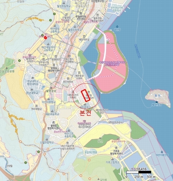 2024타경105412 경상남도 창원시 마산합포구 월영동11길 42, 두산아파트 304동 5층 503호 아파트[공급32평형] 경매 이미지