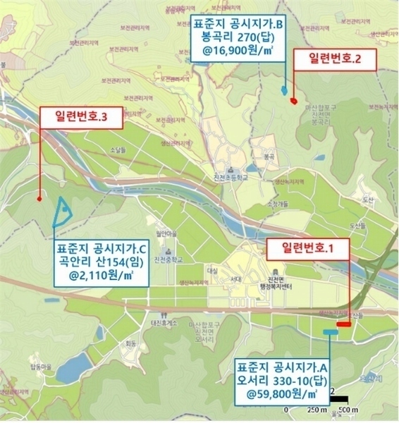 2024타경105597 경상남도 창원시 마산합포구 진전면 오서리 335-7 농지 경매 이미지