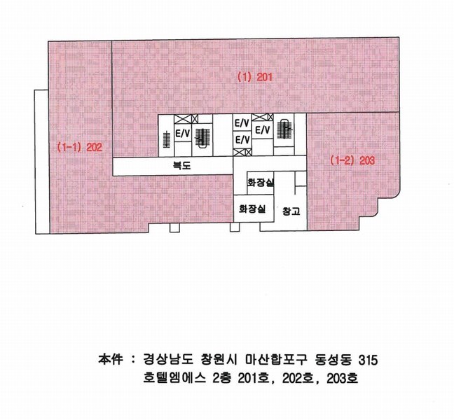 2024타경107203 경상남도 창원시 마산합포구 해안대로 367, 호텔엠에스 2층 202호외1개호 근린상가 경매 이미지