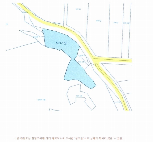 2024타경107401 경상남도 함안군 함안면 북촌리 533-1 농지 경매 이미지