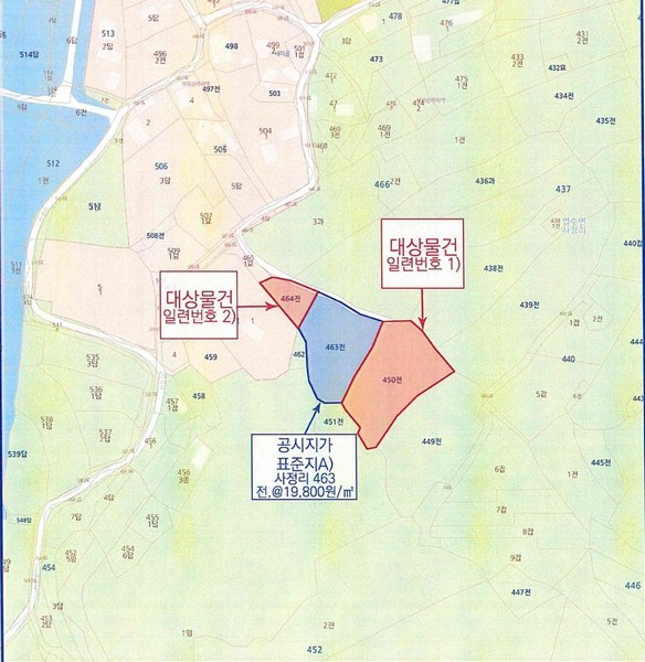 2024타경107609 경상남도 함안군 법수면 사정리 464 농지 경매 이미지