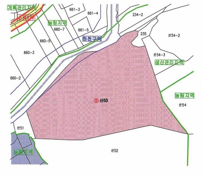 2025타경20631 경상남도 의령군 대의면 천곡리 산53 임야 경매 이미지