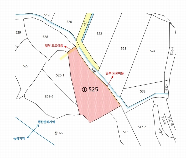 2025타경20650 경상남도 의령군 용덕면 연리 525 농지 경매 이미지