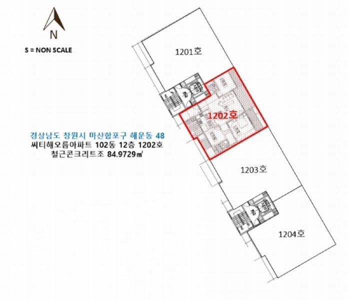 2025타경20833 경상남도 창원시 마산합포구 월영동11길 57, 씨티해오름아파트 102동 12층 1202호 아파트[공급32평형] 경매 이미지