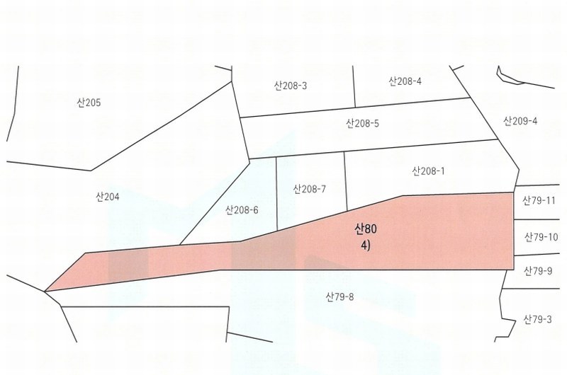 2023타경3441 경상남도 창원시 마산합포구 구산면 옥계리 산80 임야 경매 이미지