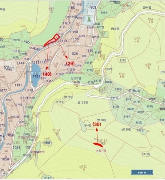 2023타경107275 경상남도 함안군 산인면 모곡리 1152 대지 경매 이미지