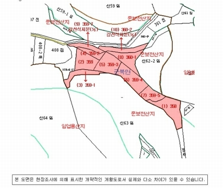 2024타경1473 경상남도 함안군 군북면 유현리 358 농지 경매 이미지