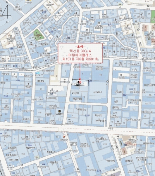 2025타경9771 서울특별시 금천구 두산로5길 26(독산동), 미림에이클래스 101동 6층 601호 오피스텔 경매 이미지
