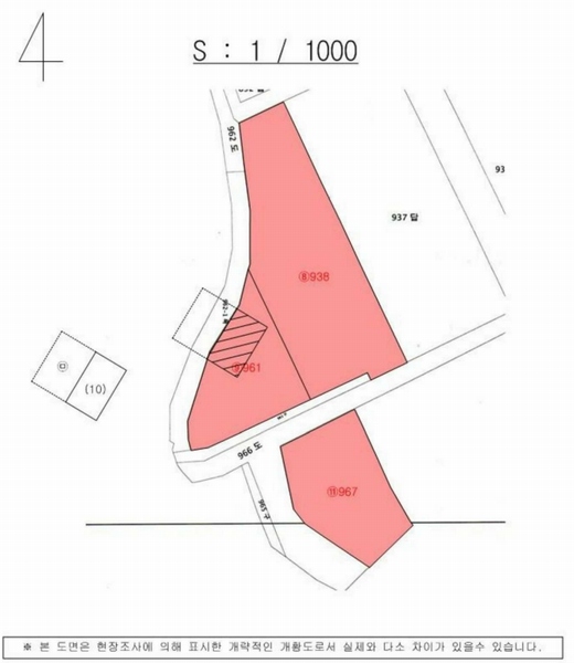 2024타경3318 경상남도 의령군 지정면 성산리 967 농지 경매 이미지