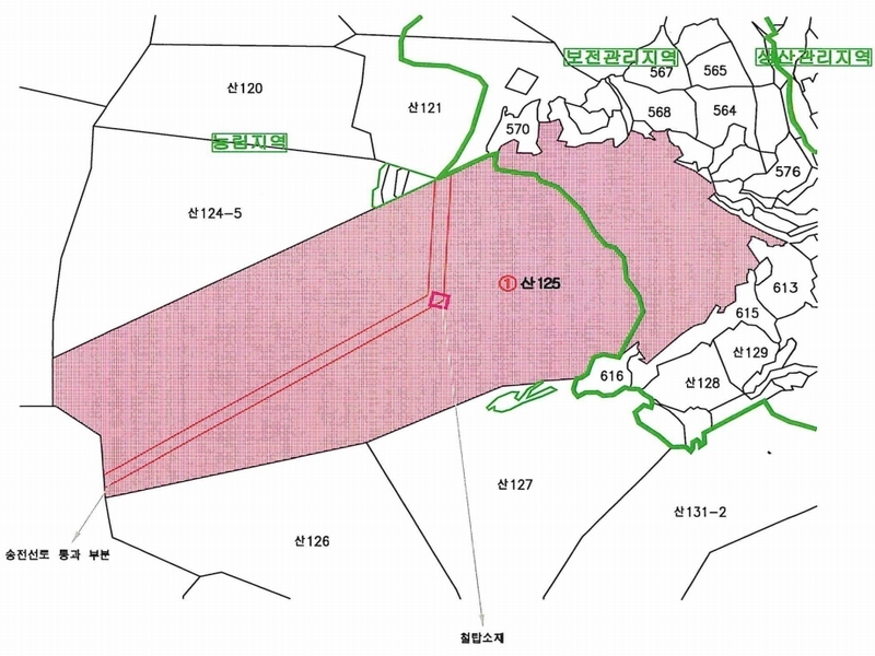 2024타경103706 경상남도 창원시 마산합포구 진동면 태봉리 산125 임야 경매 이미지