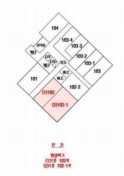 2024타경104013 경상남도 창원시 마산합포구 현동로 32, 힐링파크 1층 102-1호 근린상가 경매 이미지