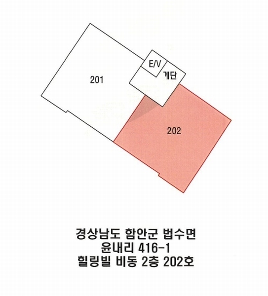 2024타경107678 경상남도 함안군 법수면 부남길 70, 힐링빌 비동 2층 202호 다세대(빌라) 경매 이미지